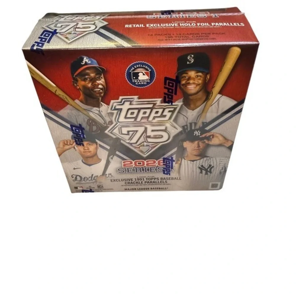 2026 Topps Series 1 Baseball Mega Box Factory Sealed 196 Cards MLB New - Picture 3 of 4